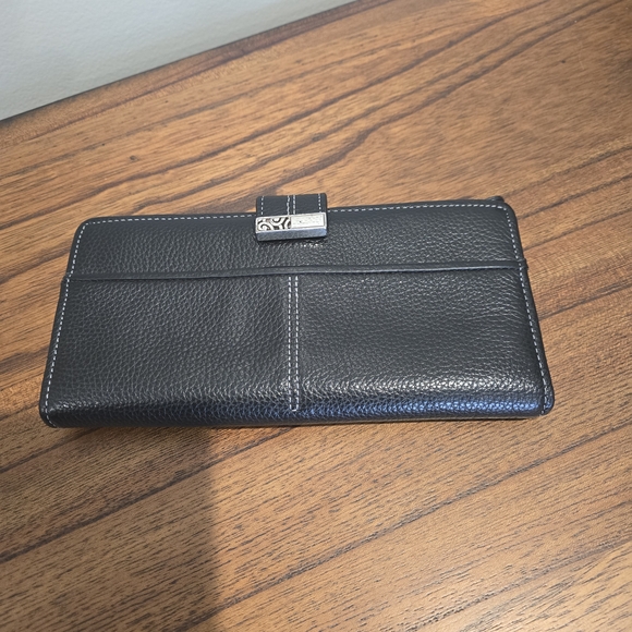 Brighton Black Leather Wallet - Picture 1 of 3